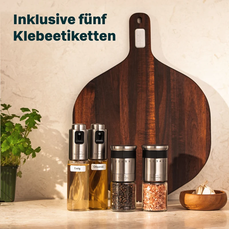 Ölsprüher aus Glas & Edelstahl