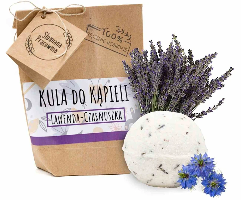 Strohwerkstatt Lavendel - Nigella Badekugel
