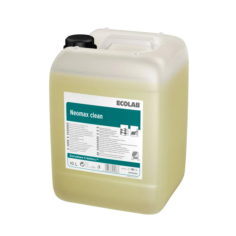 Detergente neutro per lavasciuga Ecolab Neomax Clean 10 litri DISPONIBILE IN 7 GIORNI LAVORATIVI