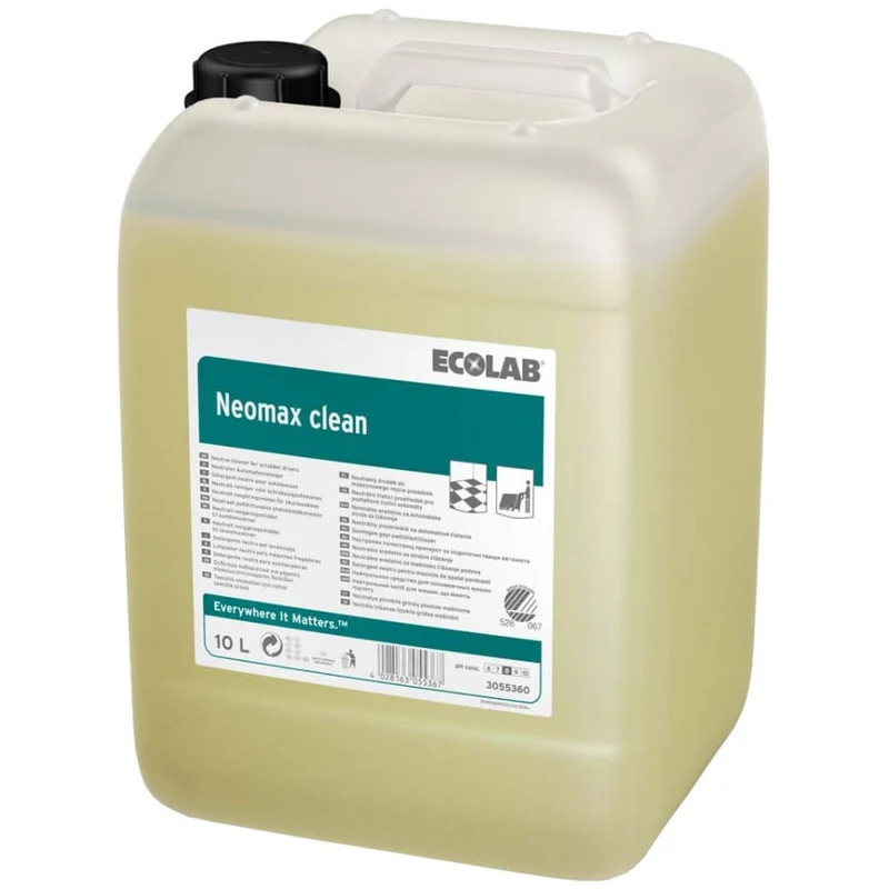 Detergente neutro per lavasciuga Ecolab Neomax Clean 10 litri DISPONIBILE IN 7 GIORNI LAVORATIVI