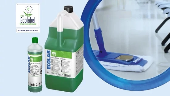 Detergente sinbiotico Ecolabel per pavimenti e superfici Ecolab MAXX Magic Synbiotic 5 litri DISPONIBILE IN 7 GIORNI LAVORATIVI