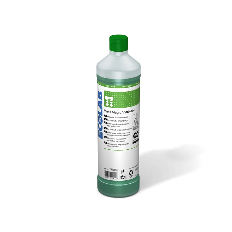Detergente sinbiotico Ecolabel per pavimenti e superfici Ecolab MAXX Magic Synbiotic 12x1 litro DISPONIBILE IN 7 GIORNI LAVORATIVI