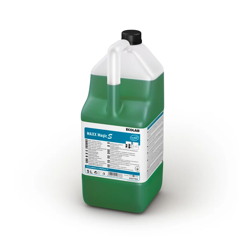 Detergente multiuso Ecolabel per superfici lavabili Ecolab MAXX Magic S 5 litri DISPONIBILE IN 7 GIORNI LAVORATIVI