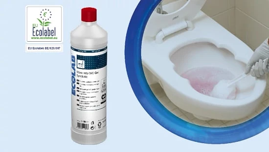 Detergente gel sinbiotico Ecolabel per WC Ecolab MAXX Into WC Gel Synbiotic 12x1 litro DISPONIBILE IN 7 GIORNI LAVORATIVI