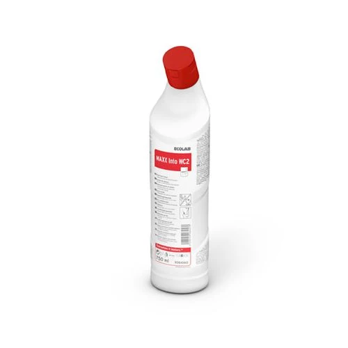 Detergente disincrostante Ecolabel per WC Ecolab MAXX Into Wc2 750 ml DISPONIBILE IN 7 GIORNI LAVORATIVI
