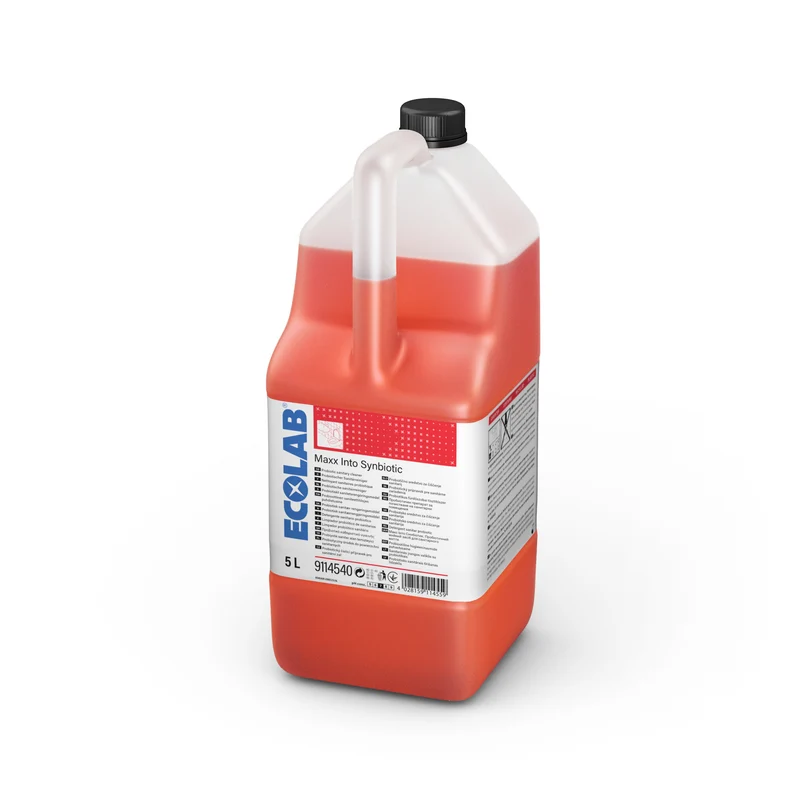 Detergente sinbiotico Ecolabel per sanitari e bagno Ecolab MAXX Into Synbiotic 2x5 litri DISPONIBILE IN 7 GIORNI LAVORATIVI