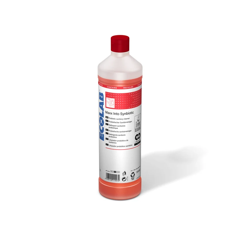 Detergente sinbiotico Ecolabel per sanitari e bagno Ecolab MAXX Into Synbiotic 12x1 litro DISPONIBILE IN 7 GIORNI LAVORATIVI