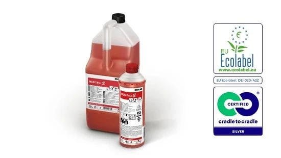 Detergente acido concentrato Ecolabel per sanitari Ecolab MAXX Into S 5 litri DISPONIBILE IN 7 GIORNI LAVORATIVI