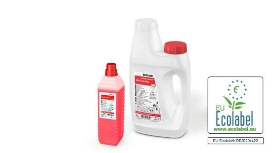 Detergente acido concentrato Ecolabel per sanitari Ecolab MAXX Into Plus 6x1 litro DISPONIBILE IN 7 GIORNI LAVORATIVI