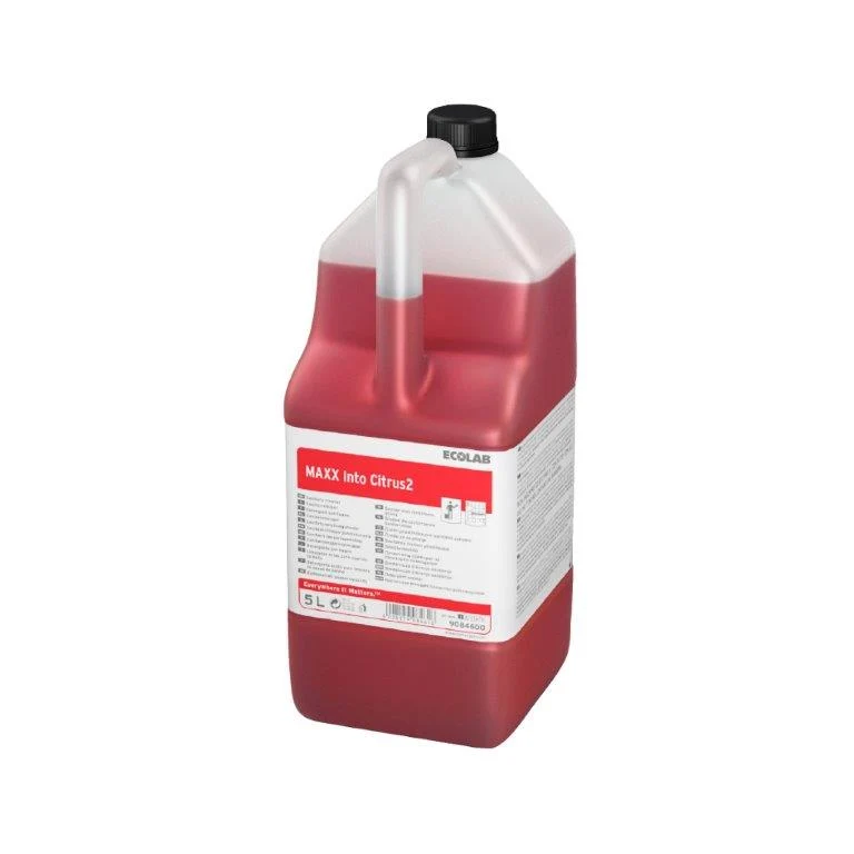 Detergente anticalcare per sanitari e bagno Ecolab MAXX Into Citrus2 2x5 litri DISPONIBILE IN 7 GIORNI LAVORATIVI