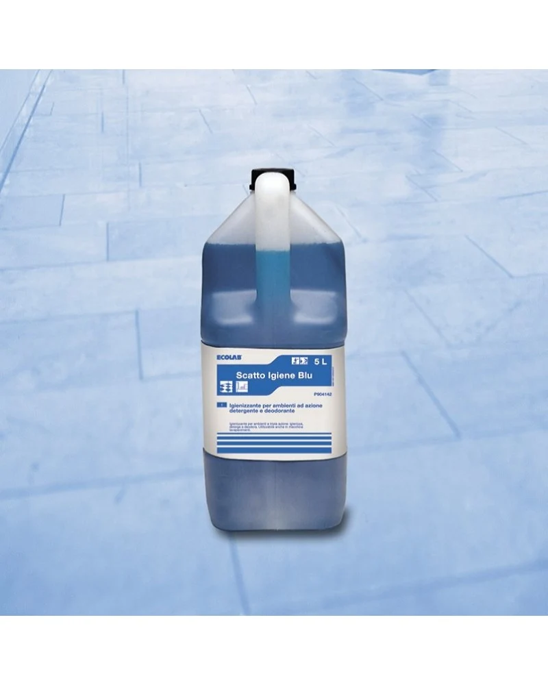 Detergente deodorante per superfici Ecolab Scatto Igiene Blue 4x5 litri DISPONIBILE IN 7 GIORNI LAVORATIVI