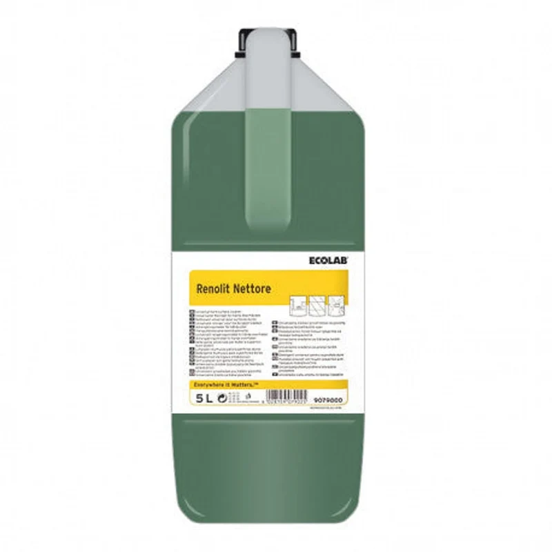 Sgrassante profumato a base ammoniacale per tutte le superfici Ecolab Renolit Nettore 5 litri DISPONIBILE IN 7 GIORNI LAVORATIVI