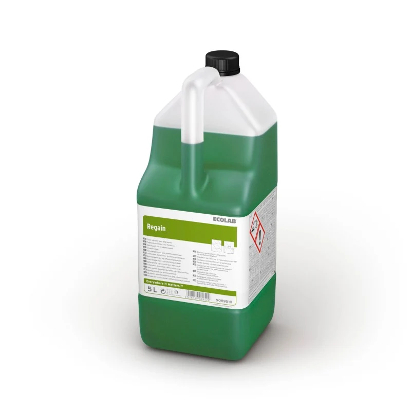 Sgrassante alcalino per cucina Ecolab Regain 2x5 litri DISPONIBILE IN 7 GIORNI LAVORATIVI