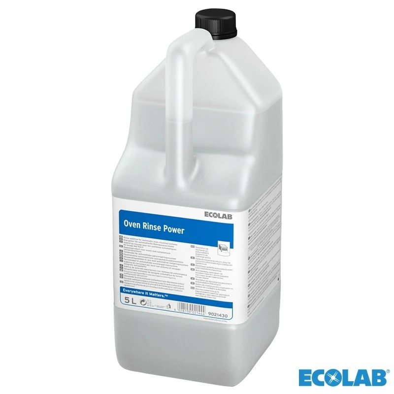 Additivo di risciacquo per forni autopulenti Ecolab Oven Rinse Power 2x5 litri DISPONIBILE IN 7 GIORNI LAVORATIVI