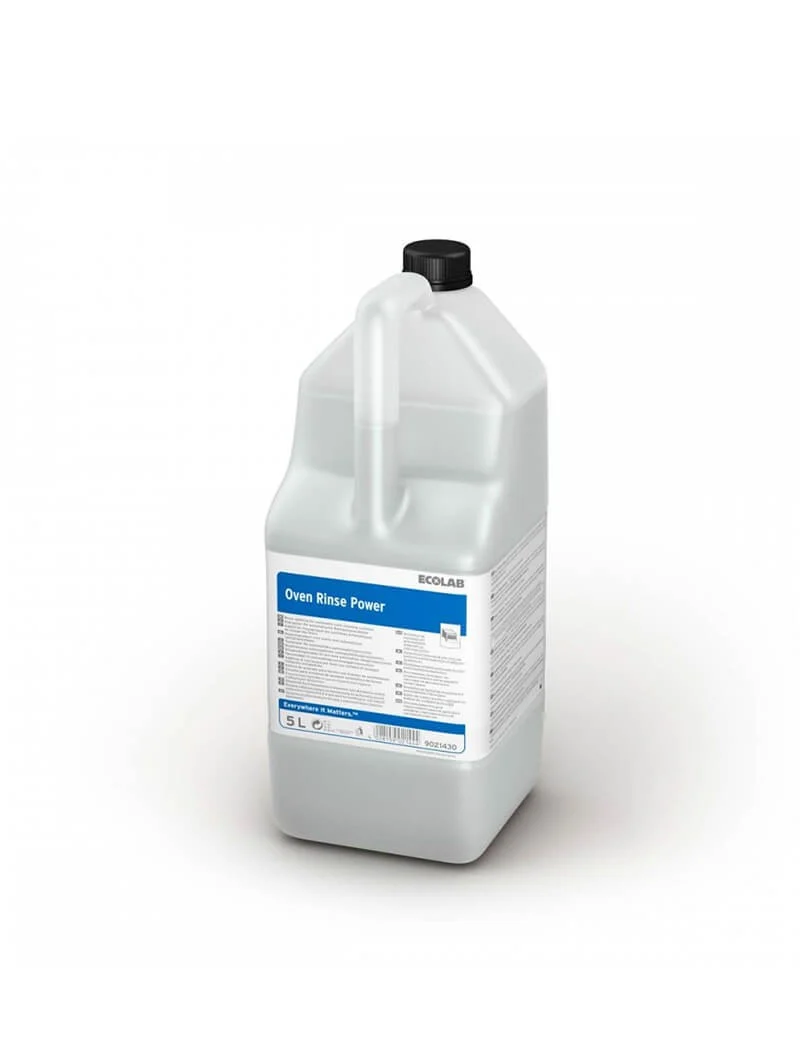 Additivo di risciacquo per forni autopulenti Ecolab Oven Rinse Power 2x5 litri DISPONIBILE IN 7 GIORNI LAVORATIVI