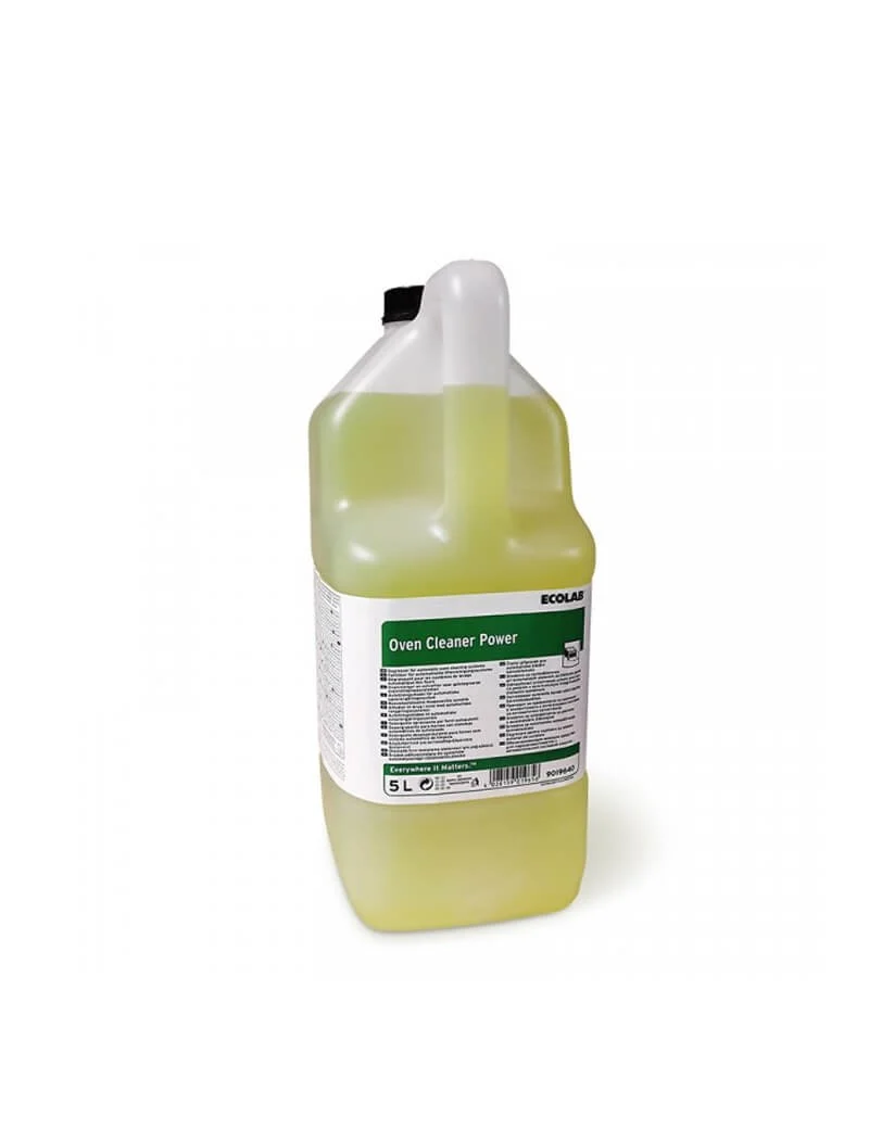 Detergente sgrassante per forni autopulenti Ecolab Oven Cleaner Power 4x5 litri DISPONIBILE IN 7 GIORNI LAVORATIVI