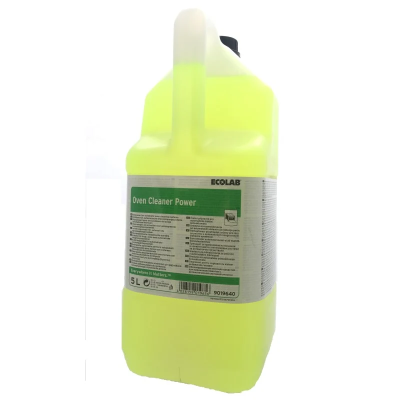 Detergente sgrassante per forni autopulenti Ecolab Oven Cleaner Power 5 litri DISPONIBILE IN 7 GIORNI LAVORATIVI