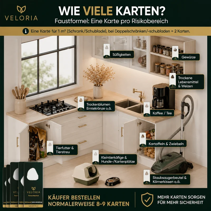 VELORIA Schlupfwespen gegen Lebensmittelmotten