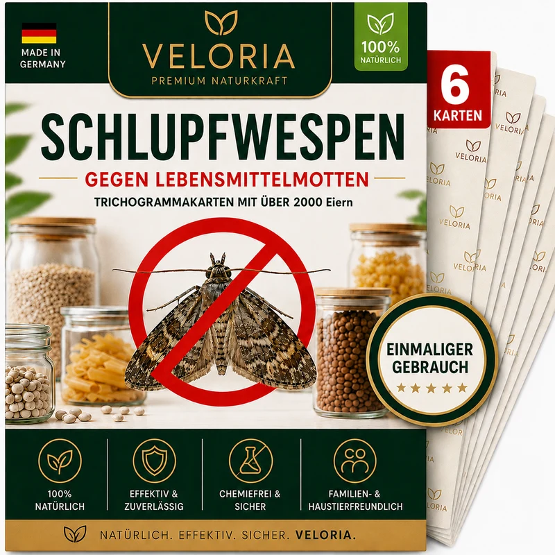 VELORIA Schlupfwespen gegen Lebensmittelmotten
