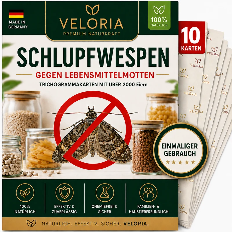 VELORIA Schlupfwespen gegen Lebensmittelmotten