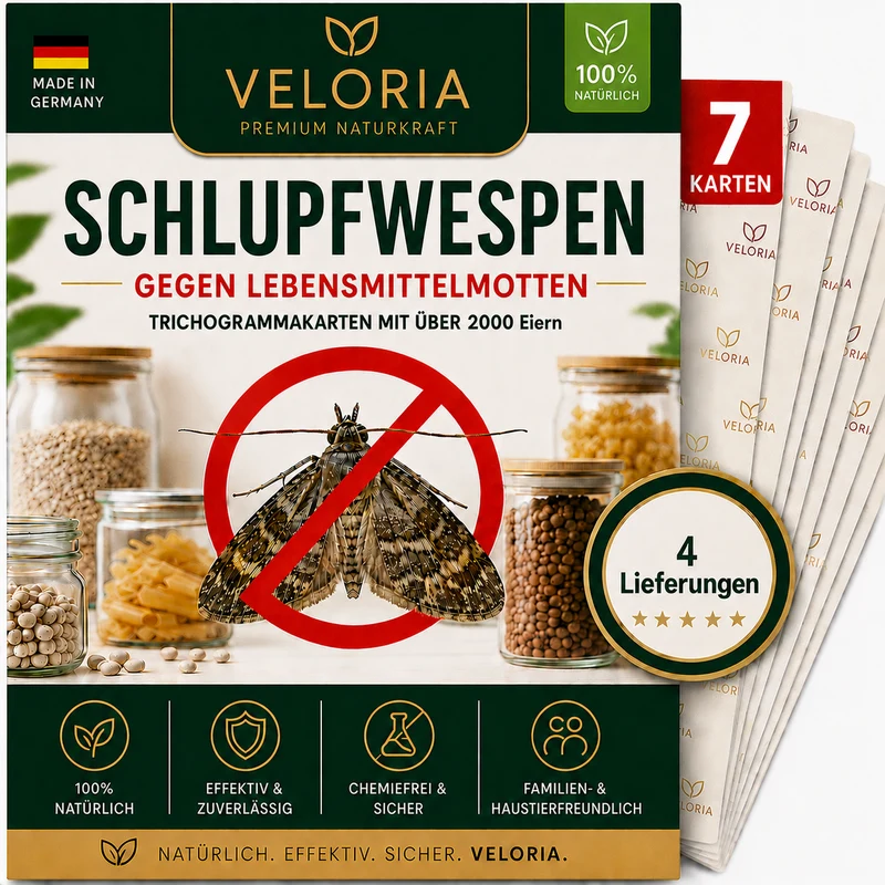 VELORIA Schlupfwespen gegen Lebensmittelmotten