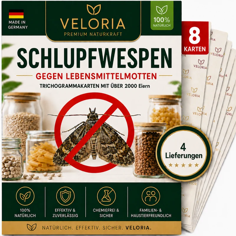 VELORIA Schlupfwespen gegen Lebensmittelmotten