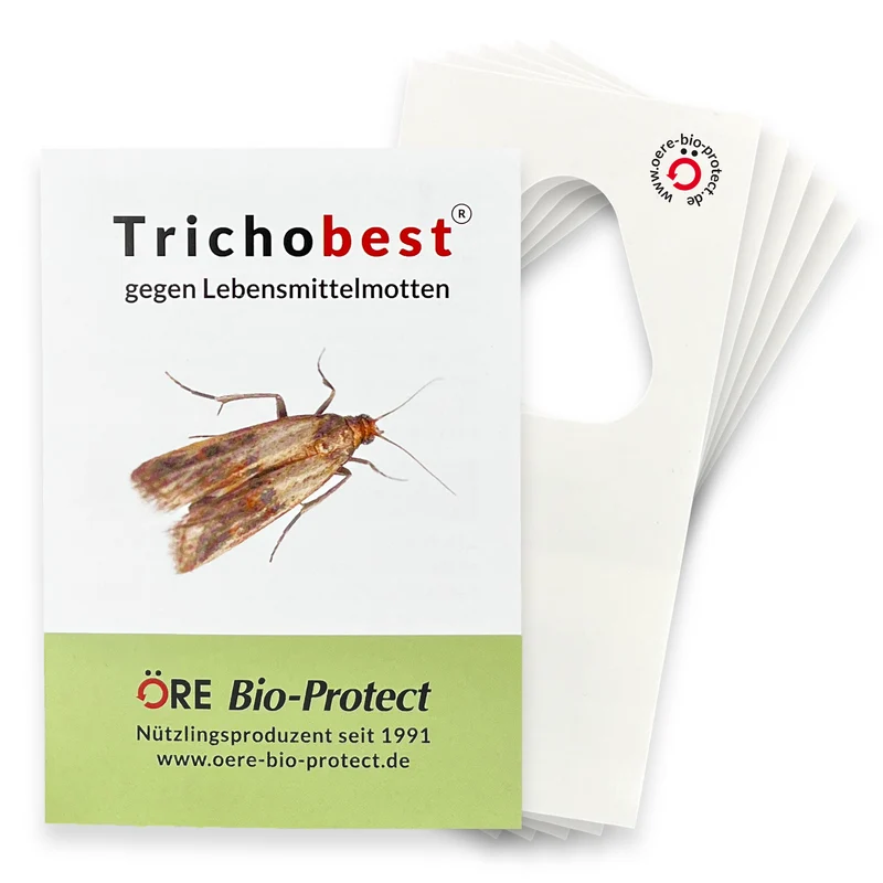 Trichobest® gegen Lebensmittelmotten Komplettbehandlung (3 Lieferungen)