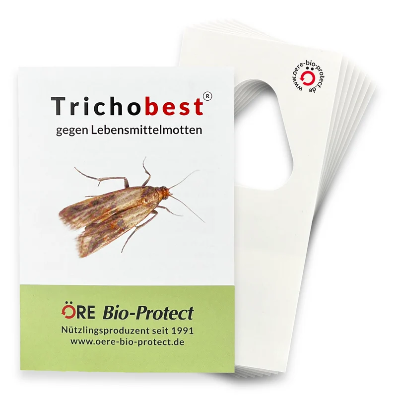 Trichobest® gegen Lebensmittelmotten Komplettbehandlung (3 Lieferungen)