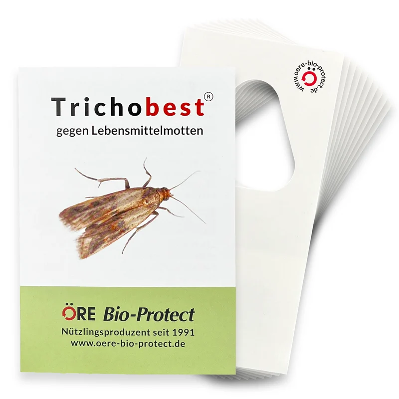 Trichobest® gegen Lebensmittelmotten Komplettbehandlung (3 Lieferungen)