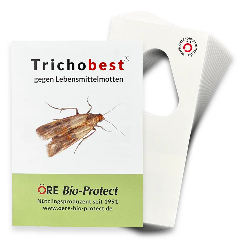 Trichobest® gegen Lebensmittelmotten Komplettbehandlung (3 Lieferungen)