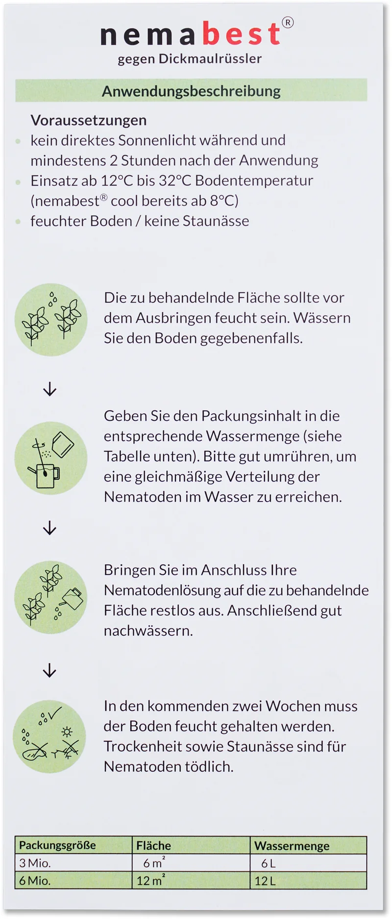nemabest® cool HB+SF Nematoden gegen Dickmaulrüsslers