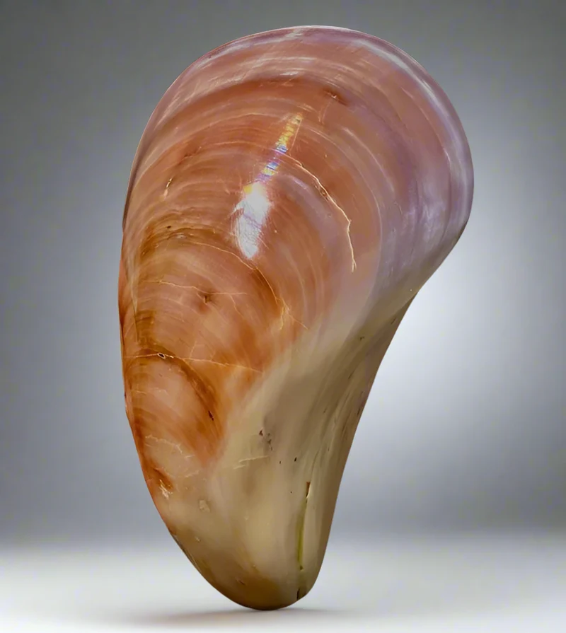 Polished Japanese Conch Shell, Stavelia subdistorta, 143 mm
