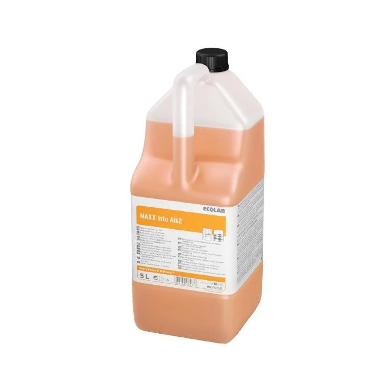 Detergente alcalino Ecolabel per sanitari e bagno Ecolab MAXX Into Alk2 2x5 litri DISPONIBILE IN 7 GIORNI LAVORATIVI