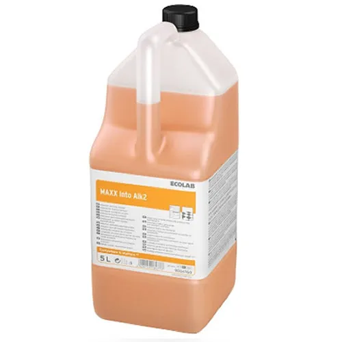 Detergente alcalino Ecolabel per sanitari e bagno Ecolab MAXX Into Alk2 5 litri DISPONIBILE IN 7 GIORNI LAVORATIVI