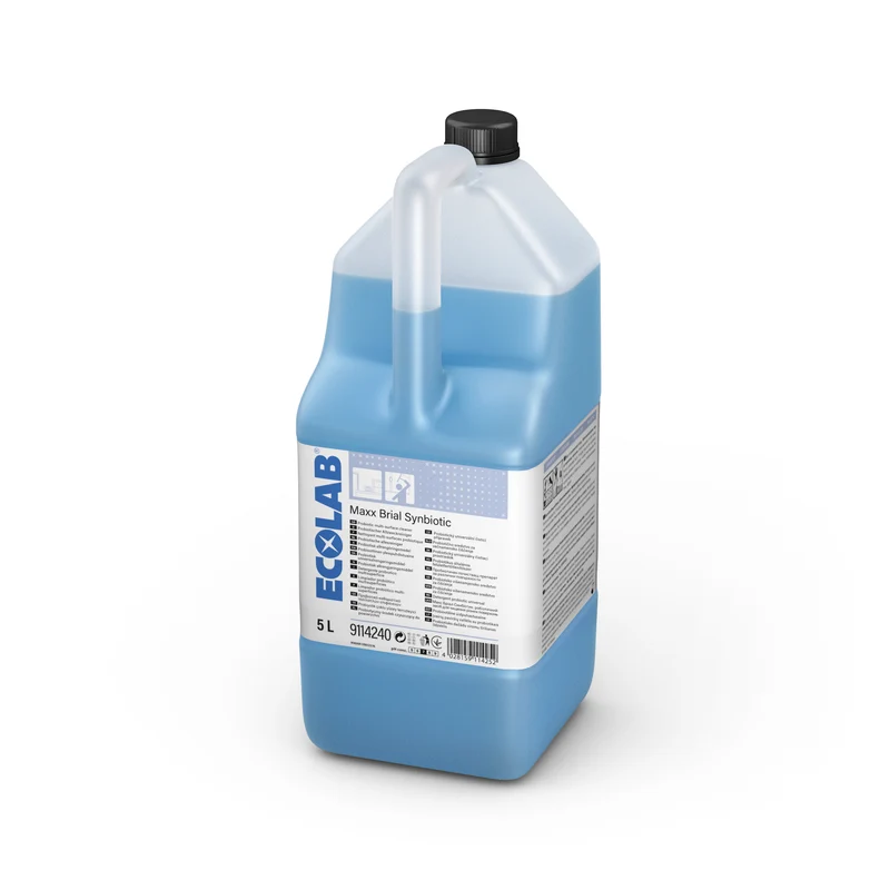 Detergente sinbiotico Ecolabel per superfici e vetri Ecolab MAXX Brial Synbiotic 2x5 litri DISPONIBILE IN 7 GIORNI LAVORATIVI