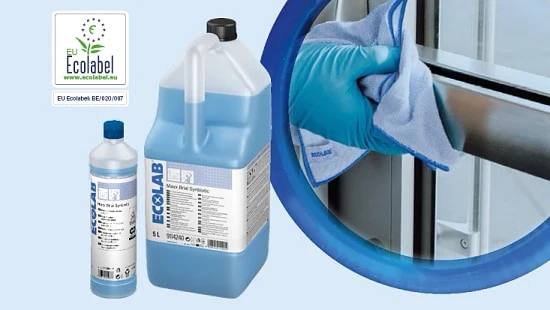 Detergente sinbiotico Ecolabel per superfici e vetri Ecolab MAXX Brial Synbiotic 5 litri DISPONIBILE IN 7 GIORNI LAVORATIVI