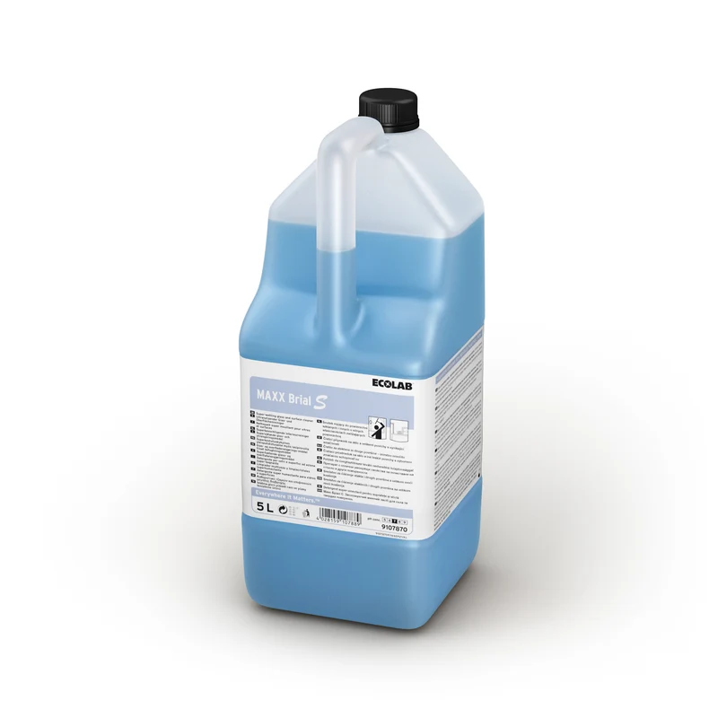 Detergente neutro universale Ecolabel per superfici e vetri Ecolab MAXX Brial S 5 litri DISPONIBILE IN 7 GIORNI LAVORATIVI