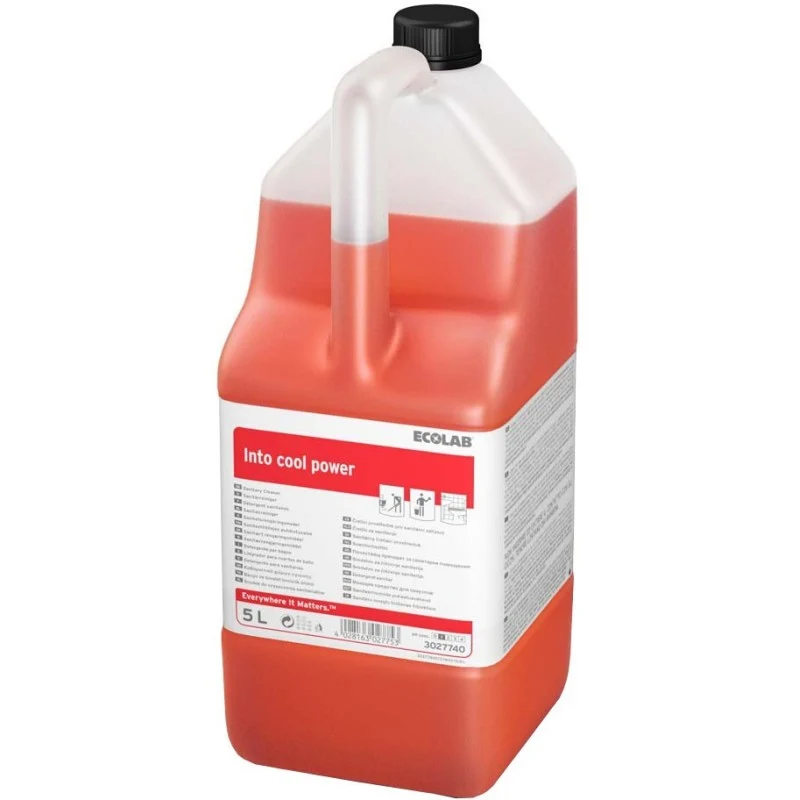 Detergente anticalcare per sanitari e superfici Ecolab Into Cool Power 5 litri DISPONIBILE IN 7 GIORNI LAVORATIVI