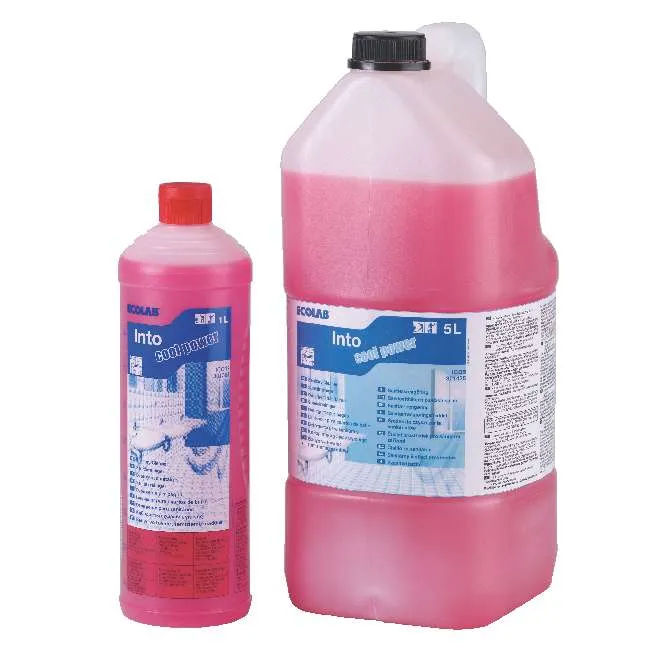 Detergente anticalcare per sanitari e superfici Ecolab Into Cool Power 12x1 litro DISPONIBILE IN 7 GIORNI LAVORATIVI