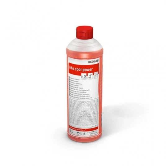 Detergente anticalcare per sanitari e superfici Ecolab Into Cool Power 12x1 litro DISPONIBILE IN 7 GIORNI LAVORATIVI