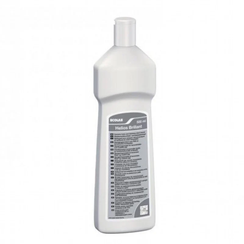 Detergente acido per acciaio e vetroceramica Ecolab Helios Brillant 6x500 ml DISPONIBILE IN 7 GIORNI LAVORATIVI