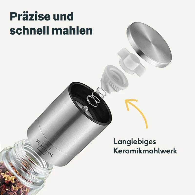 Gewürzmühlen Set 4-teilig
