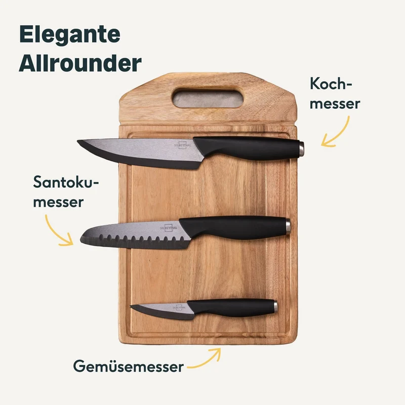 Messerblock mit Keramikmesser Set