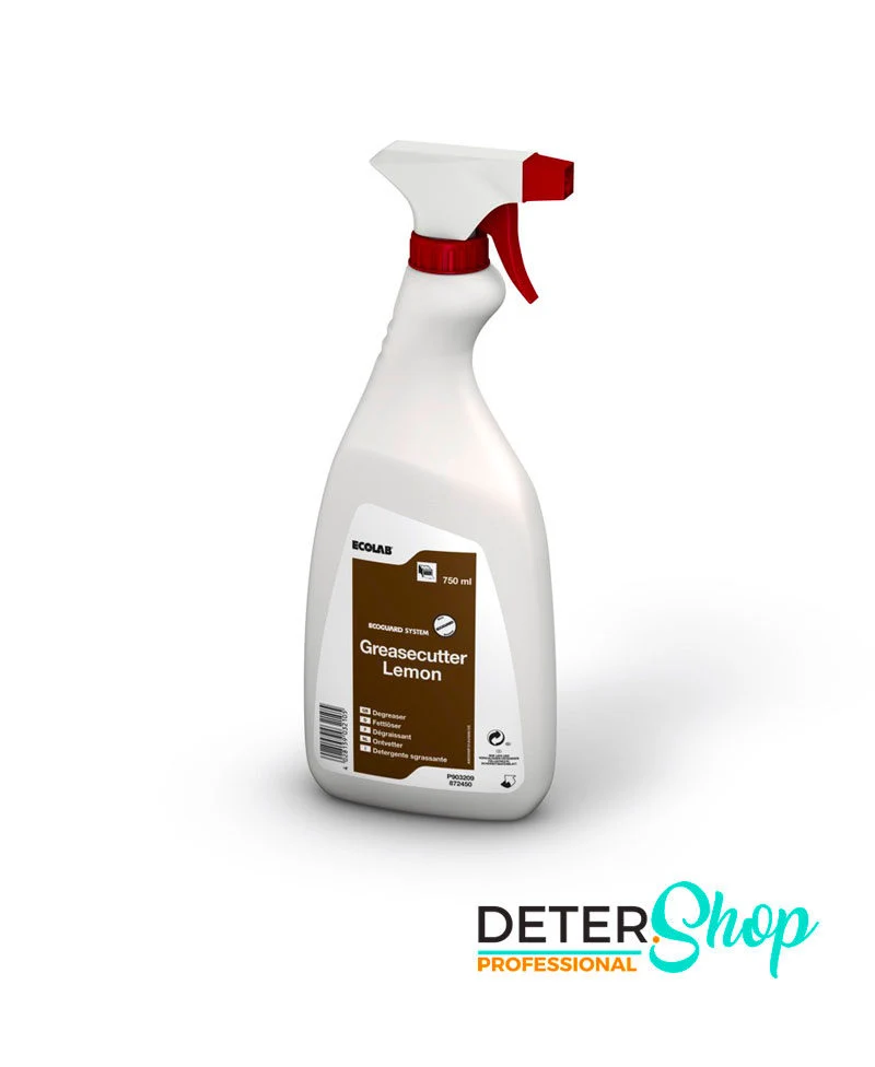 Sgrassante profumato pronto all'uso per forni e piastre Ecolab Greasecutter Lemon 750 ml DISPONIBILE IN 7 GIORNI LAVORATIVI
