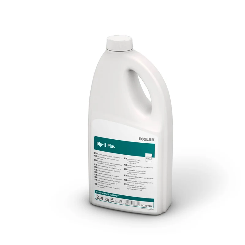Detergente sbiancante per ammollo stoviglie a base di ossigeno Ecolab Dip-It Plus 2,4 kg DISPONIBILE IN 7 GIORNI LAVORATIVI