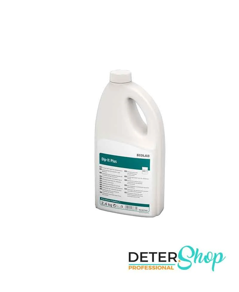 Detergente sbiancante per ammollo stoviglie a base di ossigeno Ecolab Dip-It Plus 2,4 kg DISPONIBILE IN 7 GIORNI LAVORATIVI