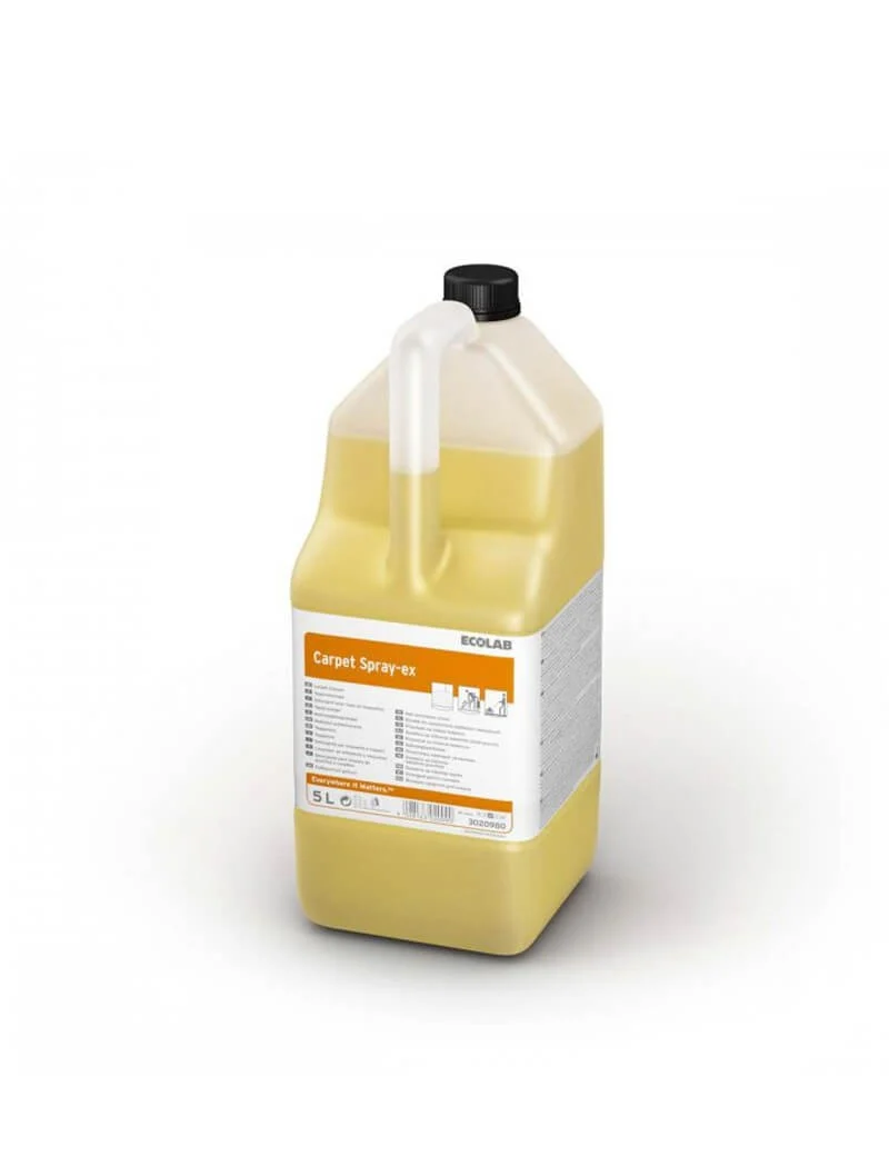 Detergente per moquette a iniezione-estrazione Ecolab Carpet Spray EX 5 litri DISPONIBILE IN 7 GIORNI LAVORATIVI