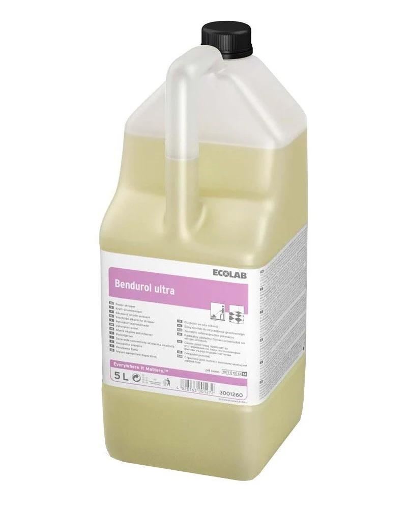 Decerante ad elevata alcalinità per pavimenti Ecolab Bendurol Ultra 2x5 litri DISPONIBILE IN 7 GIORNI LAVORATIVI