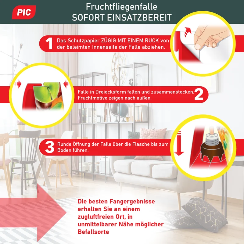 PIC Fruchtfliegenfalle