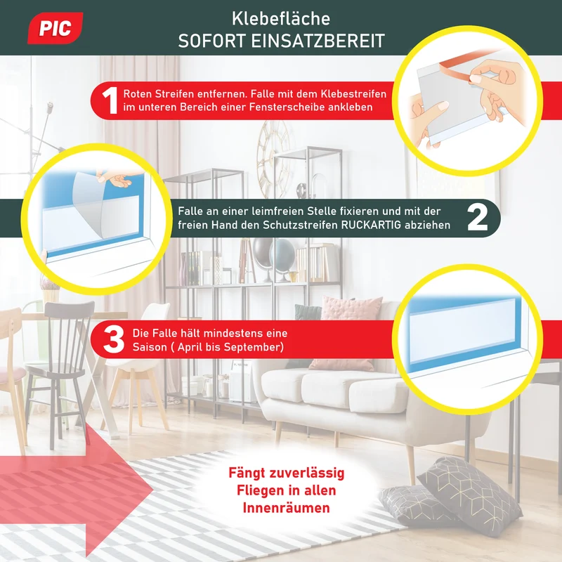 PIC Fenster Fliegenfalle